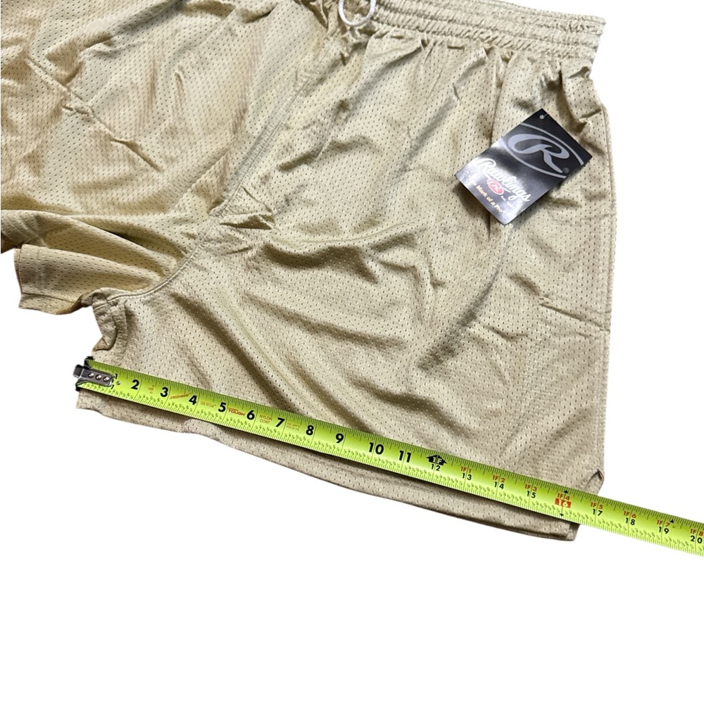 Vintage Deadstock NWT Rawlings Gold Athletic Shorts Men’s Size XXL Adult - Picture 5 of 11